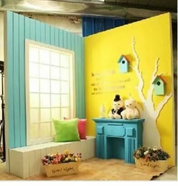 2018 new special photo studio photography props wedding studio decoration design and production Korean children's real scene production
