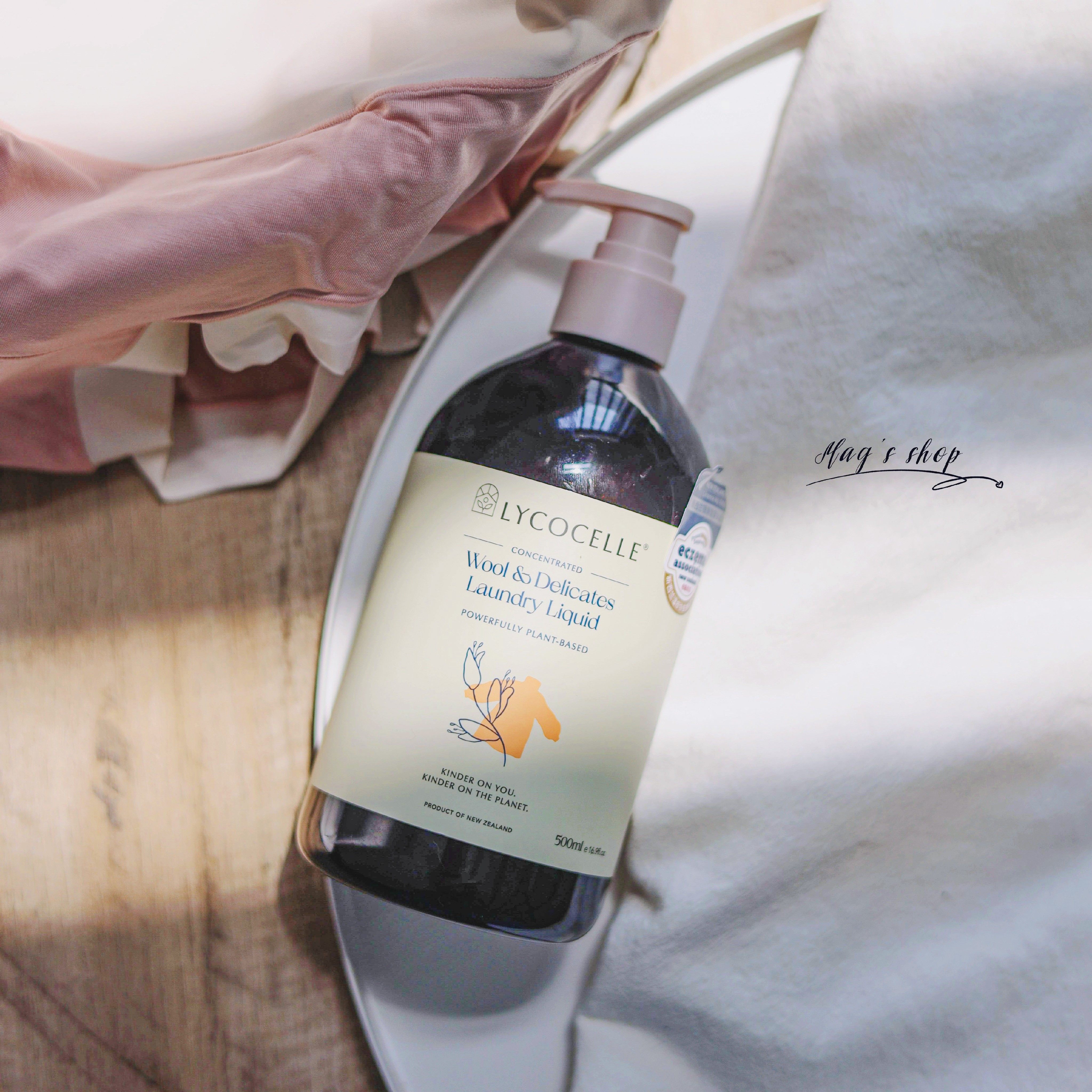 Gentle and does not hurt hands ~ Lycocelle, New Zealand, silk and wool delicate lotion 500ml can be machine washed