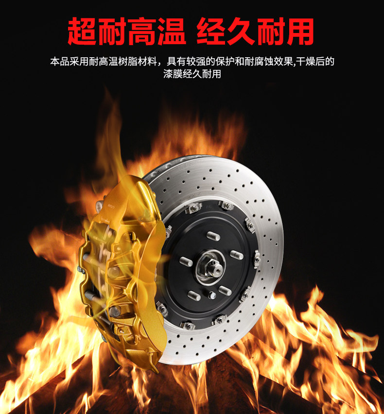 Osborn 800 degree high temperature paint motorcycle exhaust pipe high temperature resistant color change hand spray caliper heat resistant high temperature paint