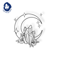 ZHIYE ZHIYE original crystal crystal waterproof female long-lasting star flowers fresh hand-painted tattoo stickers