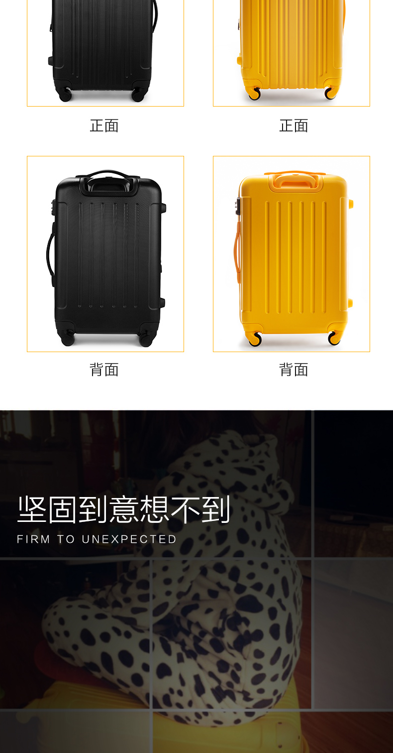 Hành khách châu âu hành lý nữ của nam giới phổ wheel trường hợp xe đẩy 20 inch hành lý Nhật Bản và Hàn Quốc nhỏ tươi 24 inch câm vali cặp kéo