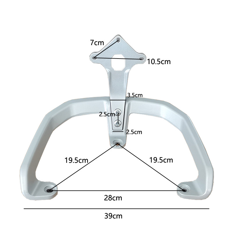 Taiwan Bell Electric Car K10B02 Tail Box Rack Battery Car Oujun Cow Rear Backrest Cushion Tail Trunk Bracket