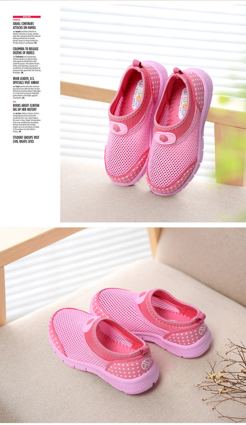 Sandales enfants en cuir synthétique DINGDANG Baotou creux pour été - semelle caoutchouc - Ref 1053403 Image 27