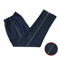 Sports pants womens cotton spring and autumn deep Tibetan blue inlaid fruit Green thin side straight running yoga students thin school clothes pants