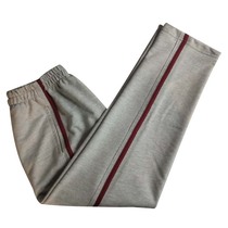 Spring and summer autumn thin students cotton sports pants gray school clothes pants wine red edge trousers straight tube juvenile casual pants