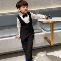 Boys dress Xier child suit suit vest casual English boy host piano performance birthday flower boy