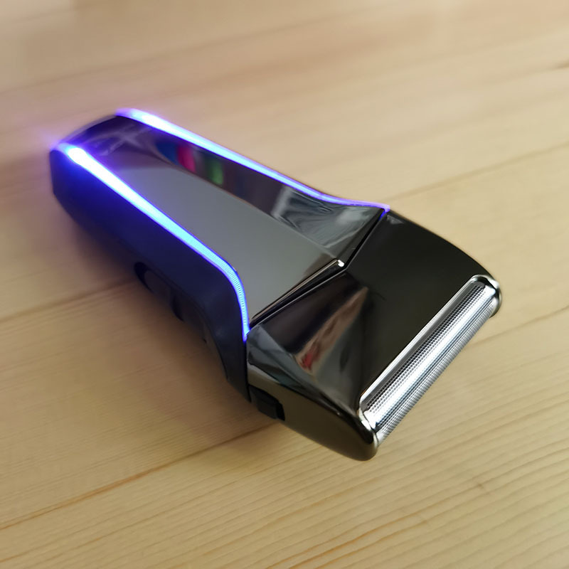 Shengfa 2107 Reciprocating Razor, Strong Power, Specially Designed for Bearded Men, Mirror Body with Colored Lights, Easy to Use Shengfa 2107 Reciprocating Razor, Strong Power, Specially Designed for Bearded Men, Mirror Body with Colored Lights, Easy to Use