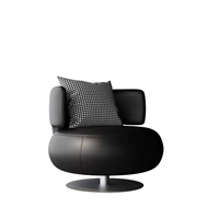 Черный вращающийся стул стиль устойчивый