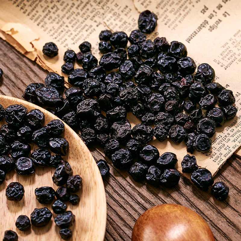 The girl stream chi66 Daxingan Lingling blueberry dry preserved snack packaging without adding baking blueberry dried