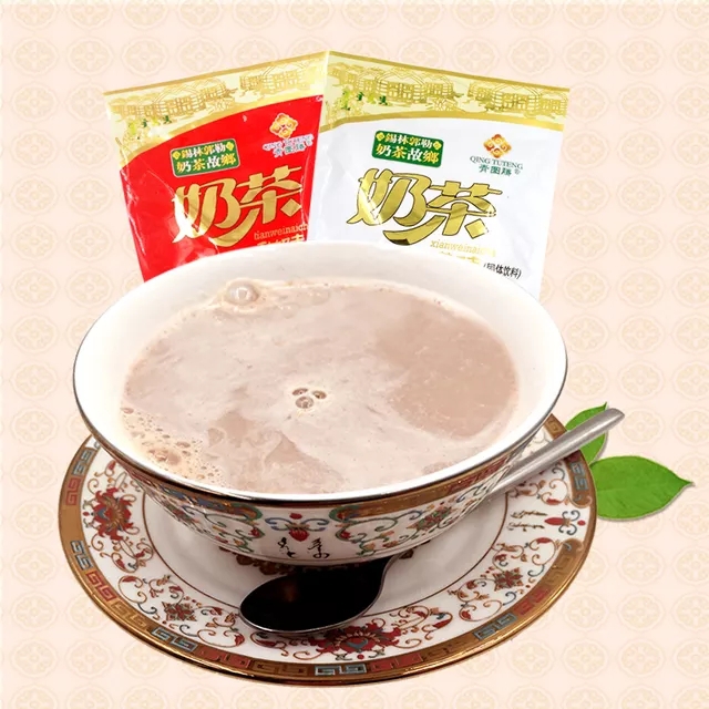Female Stream chi66 instant milk tea powder Inner Mongolia Zero food special production Qingtotem 400g bagged packets of salty flavor