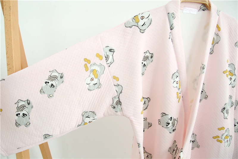 Áo choàng kimono Nhật Bản mùa thu và mùa đông phục vụ nhà bông đồ ngủ mùa đông nam nữ