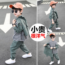 Childrens clothing boys spring fashion suit 2020 new 6 little boys 5 foreign style 4 handsome 7 spring and autumn 8-year-old 9-year-old 9-year-old 9-year-old 9-year-old 9-year-old