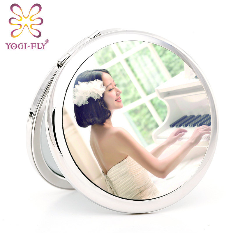 Yagfi Carry-on Makeup Mirror Portable Fold DIY photo Photograph Custom Creative Festival Gift Bestie Gift