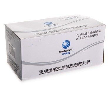 Autumn leaf original six types of crystal head non-shielding RJ45 one thousand trillion gilded mesh route joint 8-core 8 Internet wire wiring head