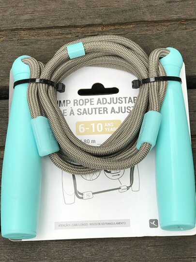 Decathlon Skipping Rope for Children's Sports, Kindergarten, Non-Knotting, Anti-Tangle, Beginners, Elementary School Students, Professional Rope for Fitness