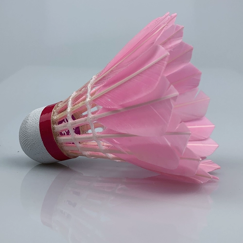 Decathlon Badminton, 12 Pink Ladies Duck Fur Cork Особое стабильное устойчивость