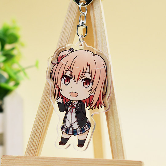 There is indeed something wrong with My Youth Love Story Yukino Game Animation Two-dimensional Peripheral Keychain Pendant