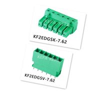 High power plug-in PCB terminal block KF2EDGSK SV-7 622P-12P] straight pin connector copper