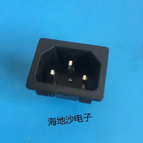 AS - 02 Power Socket Without Ear Socket Three Core Info AC Socket Electronic Components Full Copper