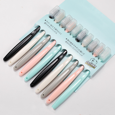 【创斐】家庭装马卡龙竹炭软毛牙刷