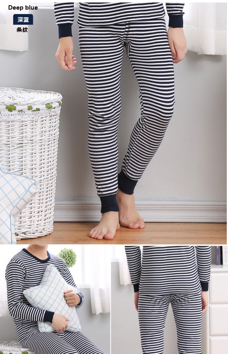 Qiuku nam lớn trẻ em và học sinh vị thành niên 12-14 tuổi cotton đơn mảnh đáy quần quần mỏng phần ấm quần quần legging nữ