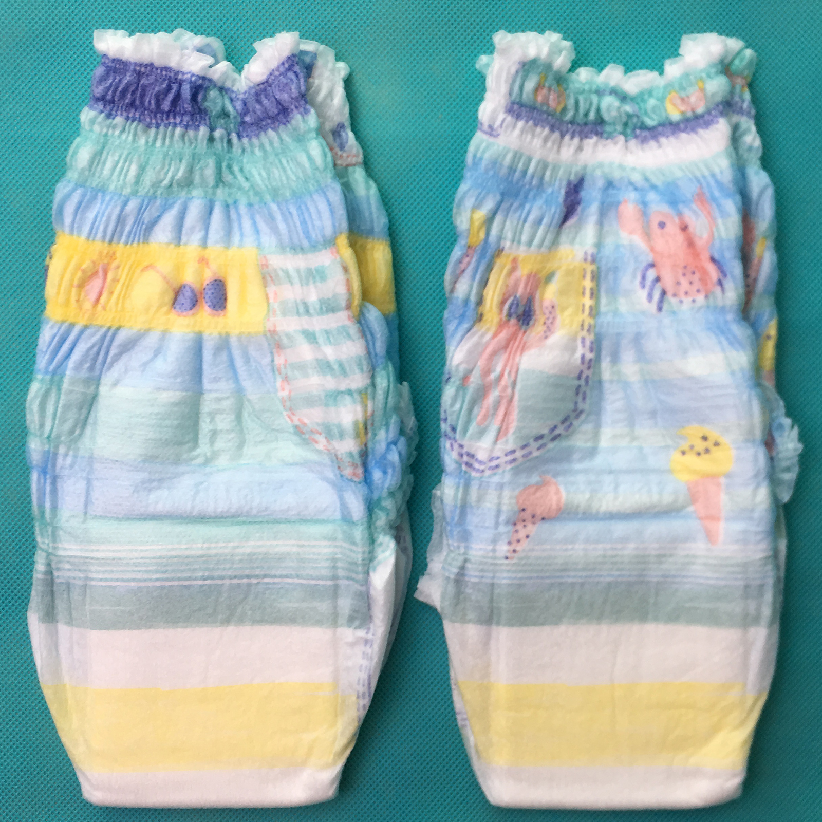 Tại Hoa Kỳ nhập khẩu pampers Pampers bé bơi tã không thấm nước S mã 6-11kg giải nén phim đơn - Tã / quần Lala / tã giấy bỉm yubest gold nội địa trung size s