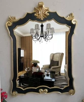 Ретро золото золото золотая живопись черная