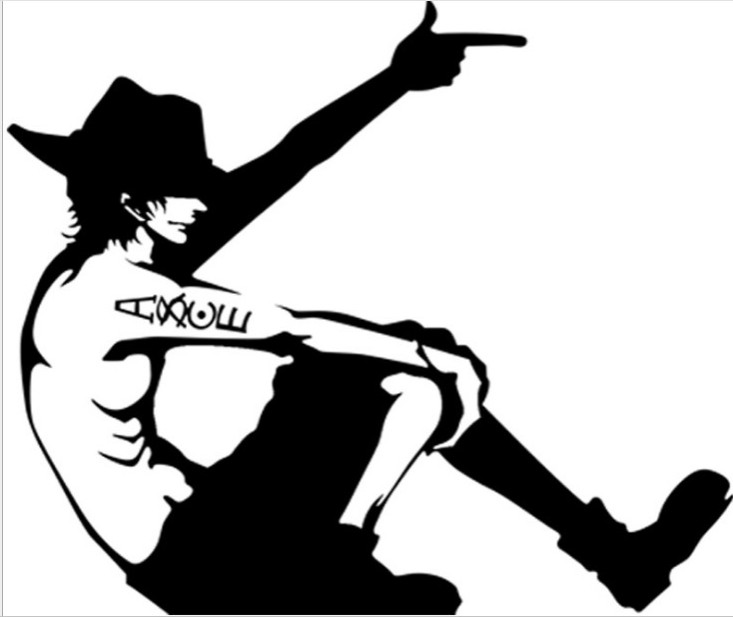 Motorcycle pirate king decal reflective sports car to decorate pedals electric car stickers Husi waterproof film lasha