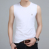 Áo thun cotton mùa hè không tay nam thể thao playboy vest rộng thấm mồ hôi thấm ướt cổ áo vest đáy áo không tay nam Lót