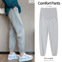 Pregnant Woman Pants Spring Fall Extras Surrogacy Early Sports Pants Fall Fashion Big Code Casual Hitting Bottom Pants Autumn Clothing Pants