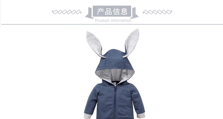 Babyiesies mùa thu và mùa đông dày đôi áo dài tay áo dễ thương romper 6 tháng bé ra khỏi tập quần áo trẻ em xuất khẩu