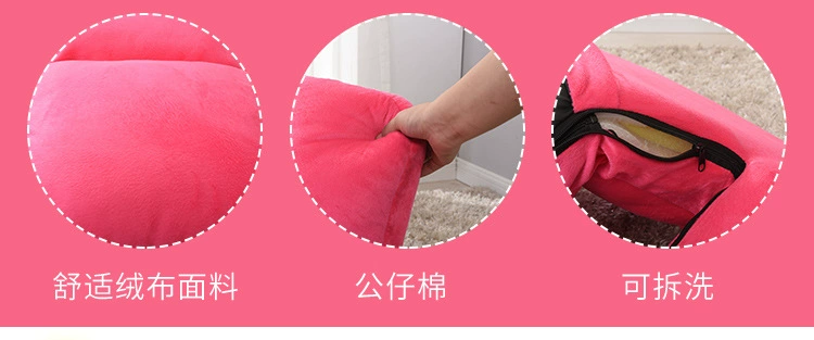 Beanbag tatami đơn nhỏ có thể gập lại giường sofa cửa sổ ký túc xá và ghế ghế máy tính ban công - Ghế sô pha