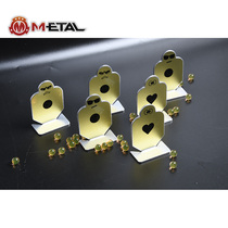  Competitor heat soft bullet J10 shooting hit metal target Tactical toy small yellow target target Aluminum
