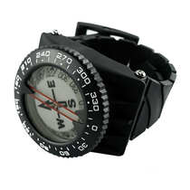 Diving compass underwater luminous compass watch liquid-filled compass direction watch wrist tube clip wear professional wear
