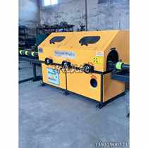 Stainless steel round tube polishing machine three groups of environmentally friendly cylindrical polishing machine iron copper and aluminum tube rod rust removal polishing and wire drawing machine