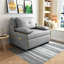Sofa folding bed multifunctional dual-purpose single small apartment retractable space-saving sofa bed push-pull