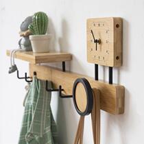 Hooks on the wall hole-punched clothes hooks wall clothes entrance wall hangings wall hangings high-end entrance doors rear entrance walls