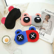 Cute cartoon eye mask for eye protection special for sleeping ice pack for children and female students to relieve eye fatigue