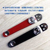 Long head metal custom accordion with double layer leather extension type genuine leather new product bellows new style buckle