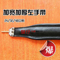 Bass 2460 wrist strap full left hand 48 accordion with original 12080 leather 72 3296