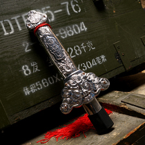 Men and women morning exercises sword telescopic sword Taiji sword stainless steel folding performance sword fitness sword children play