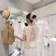 LOUISA summer ເສື້ອ lace ຄໍ V ຄໍ ສັ້ນ ເບິ່ງ slim