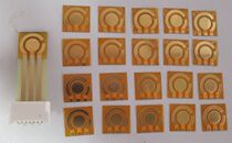 The gold electrode can be customized to the 