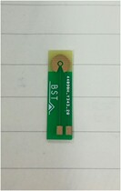 Three-electrode electrochemical silkscreen printed carbon electrode gold two electrodes blood sugar meter strip holder