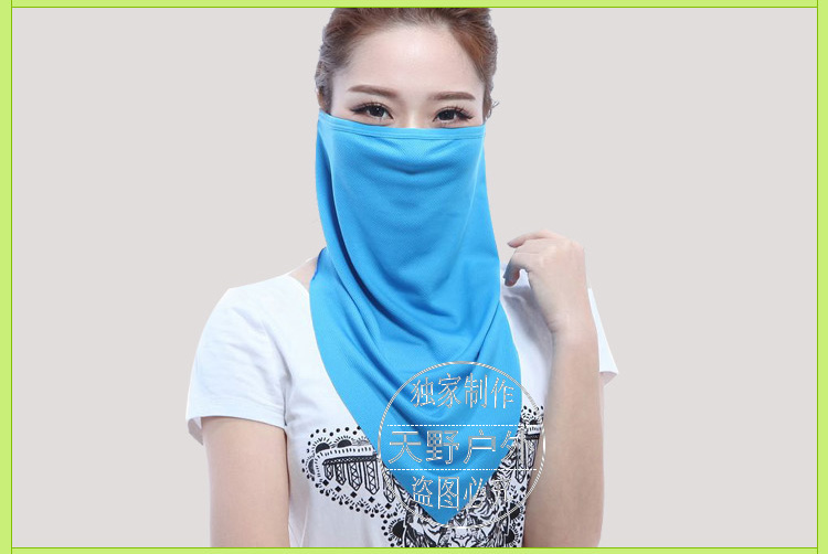 Mùa hè mới chống nắng cưỡi headband UV bảo vệ mặt nạ gấp cổ áo mặt nạ nam và nữ chống bụi - Kerchief / Earflap sỉ lẻ khăn ống đa năng