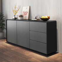 Une salle à manger minimaliste moderne cabinet minimaliste séjour en eau de thé noir cabinet nordique Kitchen Lockers Storage Cabinet XUANGUAN