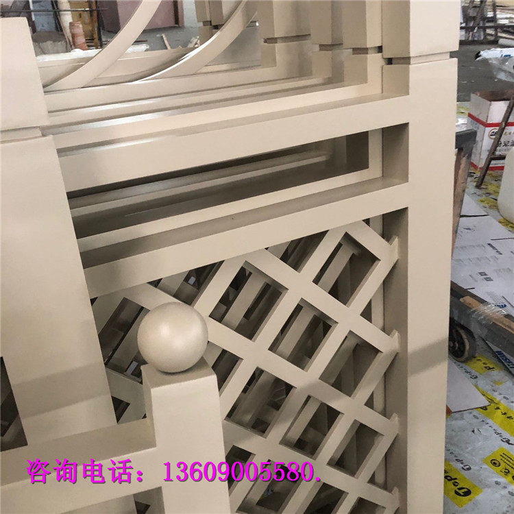 Outdoor handrail material scenic spots aluminum grille guardrail decoration aluminum alloy lattice material manufacturer customization