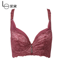 The loss of money clear counter thin cotton CDE full Cup high tolerance chest side adjustment gathering luxury bra