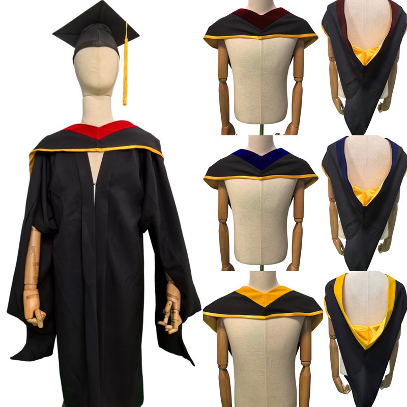 In-Stock Hong Kong University of Hong Kong Master's Gown, Hk Bachelor's Gown, Doctor's Gown, Degree Gown, Hong Kong University Graduation Robe, Student Ceremonial Attire