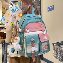 ITSK Schoolbags Women Han Version Original Juzang Day Department Double Shoulder Bag Middle School Students Junior High School Junior High Capacity Backpack